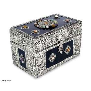  Brass jewelry box, Treasure Chest