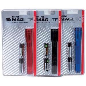 Maglite Mini Maglite AA Flashlight Red w/ Belt Holster  