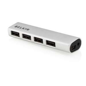  Belkin Ultra Slim Aluminium Series 4 Port USB 2.0 Hub 