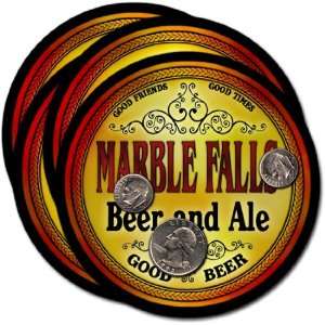 Marble Falls, TX Beer & Ale Coasters   4pk