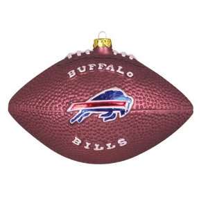  BSS   Buffalo Bills NFL Glass Football Ornament (5) 