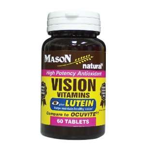  Mason VISION W/LUTIEN TABLETS 60 per bottle Health 