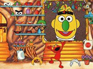 Sesame Street Elmos Preschool Deluxe PC CD learn letters numbers 