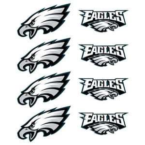  Philadelphia Eagles Rico Industries Peel and Stick Tattoos 