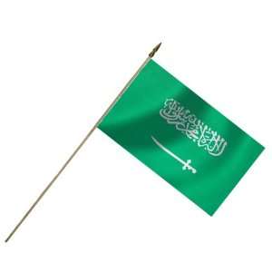  Saudi Arabia Flag 12X18 Inch Mounted E Poly Patio, Lawn 