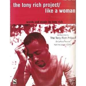  Sheet Music Tony Rich Like A Woman 79 