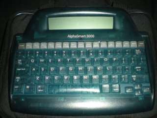 AlphaSmart 3000 Portable Word Processor and Carrying Case *C58  