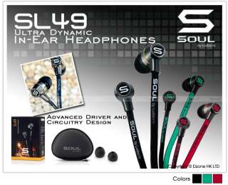 SOUL by Ludacris SL49 Ultra Dynamic In Ear Headphones SL 49 Earbuds 