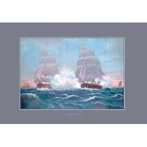  Vintage Art U.S. Navy Frigate   Giclee Fine Art Canvas 