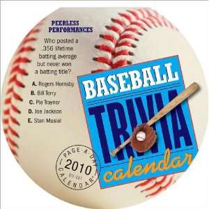  Baseball Trivia 2010 Daily Calendar