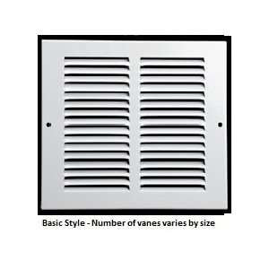  14 X 14 Air Return Grille Stamped Steel   Non Filter