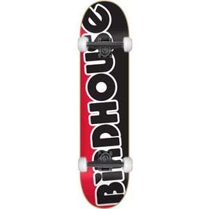  Birdhouse Two Tone Complete Skateboard   7.7 Red/Black w 