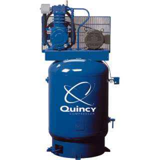 Quincy Reciprocating Air Compressor 10HP 200/208V 3 Phase 