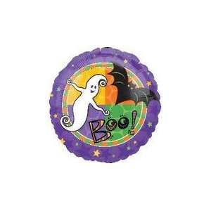    18 Boo Ghost & Bat   Mylar Balloon Foil