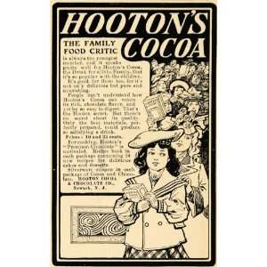   Ad Hooton Cocoa & Chocolate Co. Beverage Drink   Original Print Ad