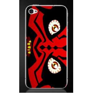 DARTH MAUL Mighty Mugg from Star Wars iPhone 4 Skin Decals #1 x2