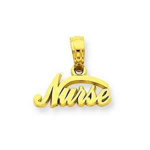  14k Nurse Pendant Jewelry