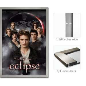  Silver Framed Twilight 3 Eclipse Poster Group Cast Ed 