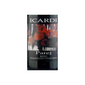  2001 Icardi Barolo Parej 750ml Grocery & Gourmet Food