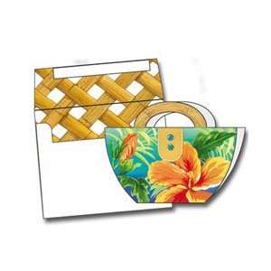  NRN HIBISCUS Note Card   4 x 5   100 Cards & 100 envelopes 