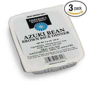 Emperors Kitchen Azuki Bean Brown Rcie Dinner, 5.6 Ounce Heatable 