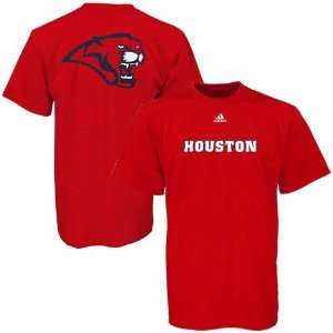   Adidas Houston Cougars Red Youth Prime Time T shirt