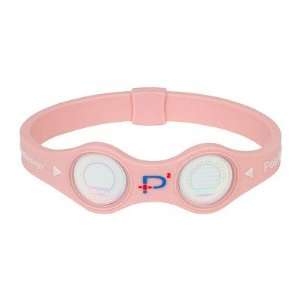   Positive Energy Band in Pink with Silver Hologram Size Medium Sports