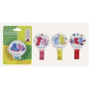   Sesame Street Pacifier Holder (Elmo and Cookie Monster) (3 Pack) Baby