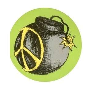  Infamous Network   Peace Bomb   Round Stickers 3 Beauty