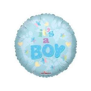  18 Foil Balloon, Baby Boy Footprints (1 Ct) Toys & Games