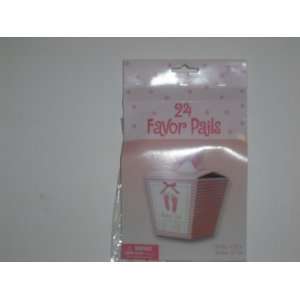  Baby Soft Pink Baby Shower 24 Favor Pails 