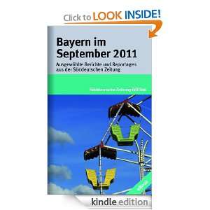 Bayern im September 2011 (German Edition) Kurt Kister  