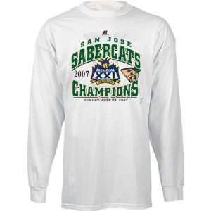 San Jose Sabercats Arena Bowl XXI Champions Long Sleeve T Shirt 