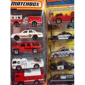  Matchbox Emergency Vehicle Collection 5 Pack Fire Rescue 
