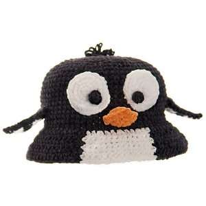  Chenille Penguin Baby Hat Baby