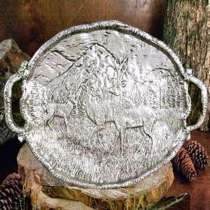  *Western Vail Oval Deer Platter (Medium)