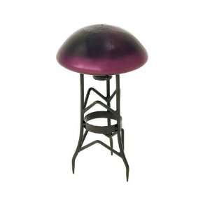  Achla Toad Stool Crackle Plum