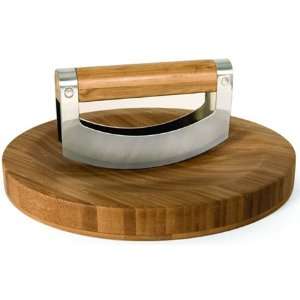  Legnoart Rocky Knife Set with Designed Chopping Board 
