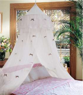 New Netting Bed Canopy Mosquito Net butterfly White/Pink/Purple/Yellow 