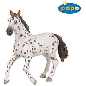   Papo 5 Apaloosan Mare Horse Animal Replica Figurine Toy Toys & Games