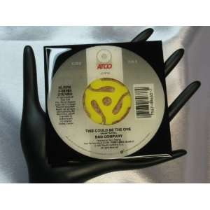  Bad Company 45 rpm Record Drink Coaster   This Could Be 
