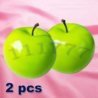  very beautiful and life like artificial green apple