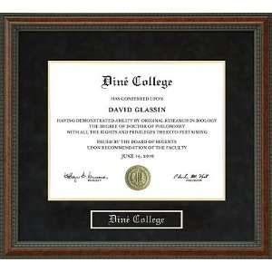  Dine College Diploma Frame
