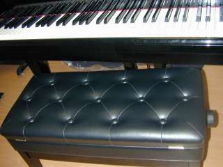 30 Adjustable Leather Artist Piano Bench w/Storage 798936800961 
