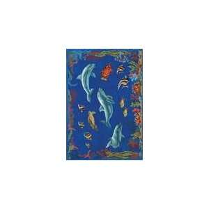   Dynamix KI 017 309 Blue UnderWater 43 x 55 Childs Rug