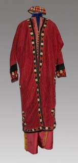 National Turkmen Women Hand made Silk Clothes # 6234  