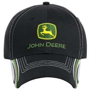  John Deere Black/Gray Youth Cap