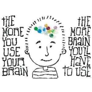    Trend Enterprises The More You Use Your Brain Poster Toys & Games