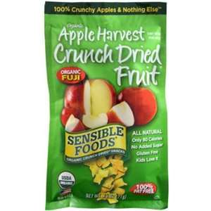 Sensible Foods Organic Crunch Dried Snacks, Apple Harvest, 0.75 Ounce 