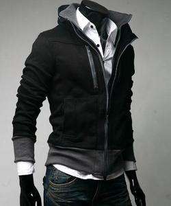 2012 Korean mens fashion double collar jacket coat Slim classic short 